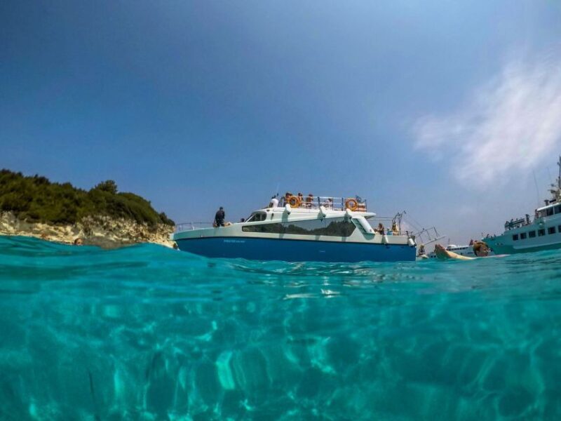 From Lefkimmi: Sivota, Blue Lagoon and Cave with Glassbottom - Key Points