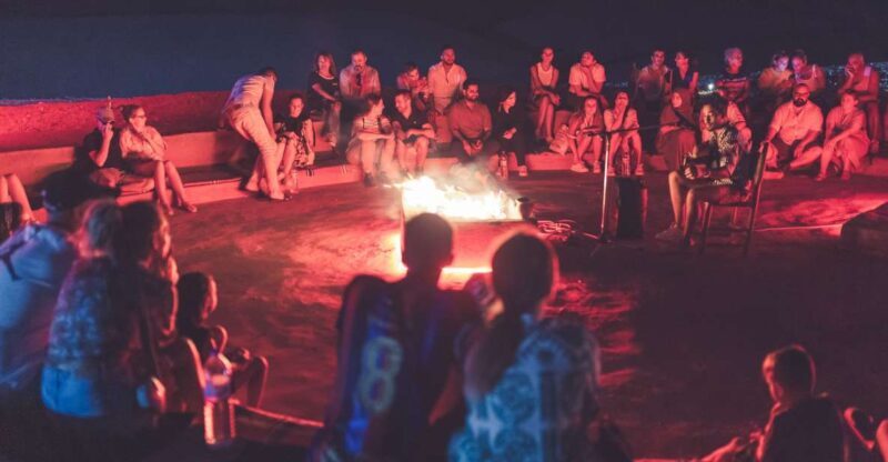 From Marrakech: Agafay Desert Camel Ride and Dinner and Show - The Experience in Detail