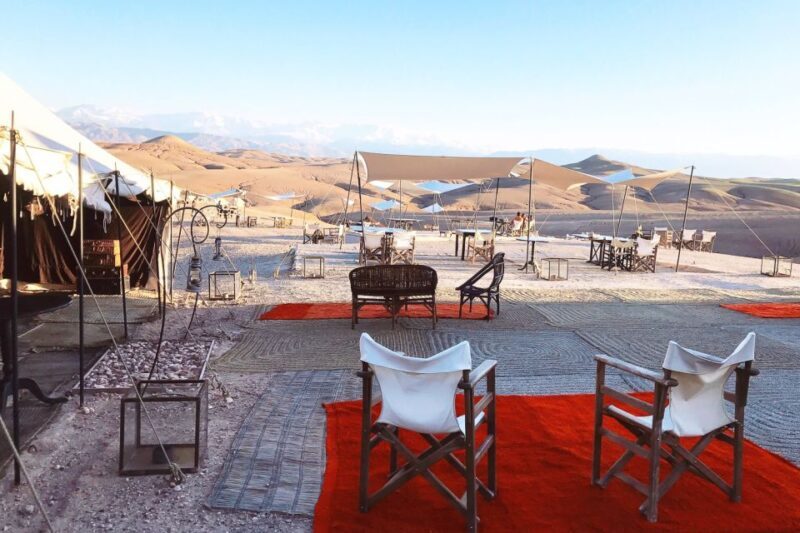 From Marrakech : Desert Agafay Camel Ride & Dinner - Key Points