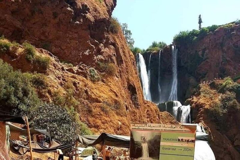 From Marrakech: Ouzoud waterfalls Guided tour; Cruise boat - Transportation and Value