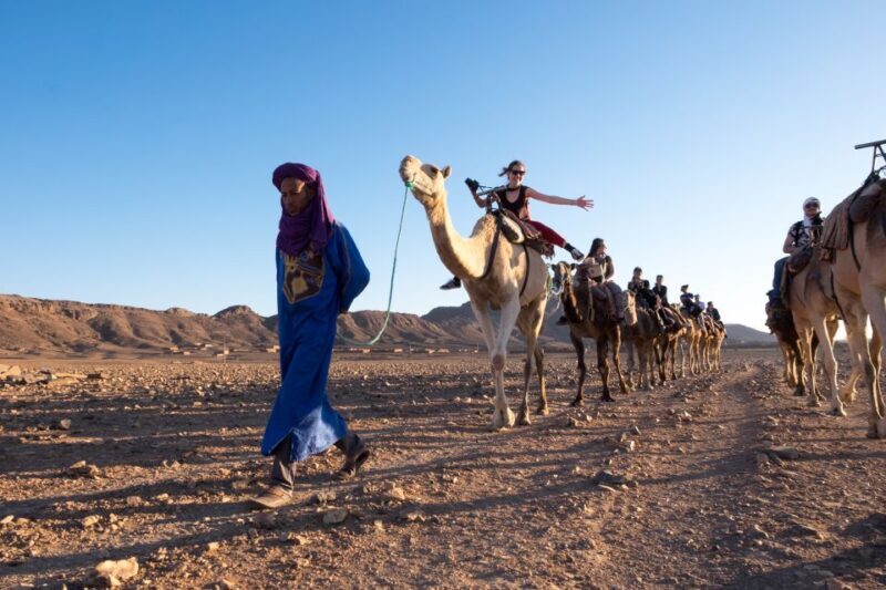 From Marrakech: Zagora 2-Day Desert Safari with Food & Camp - Camel Ride at Sunset and Camp Setup