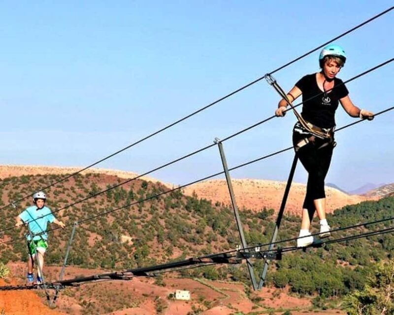 From Marrakesh: Zip-Line in the Atlas Mountains & Hike - Lunch & Relaxation in Berber Villages