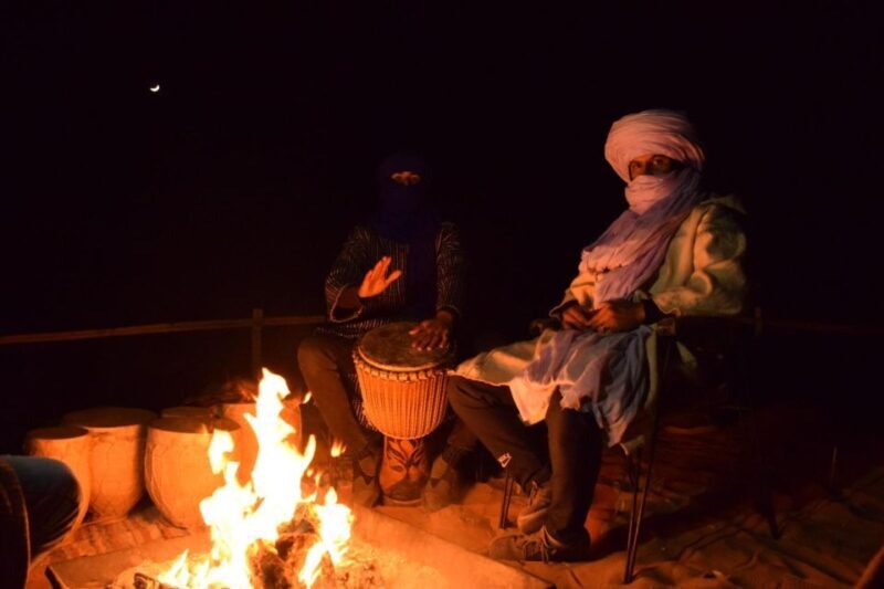 From Merzouga; 1001 Arabian Overnight In Tented Camp - Sunrise and Return Journey