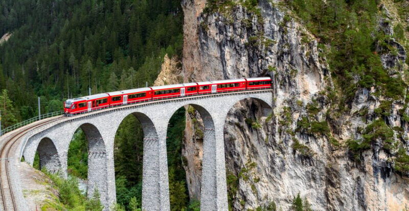 From Milan: Bernina Train Guided Tour to St. Moritz - Key Points