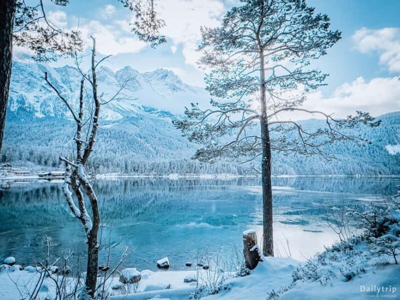 From Munich: Neuschwanstein & Zugspitze, Eibsee + Austria . - What to Expect: A Day of Bavarian Beauty and Alpine Adventure