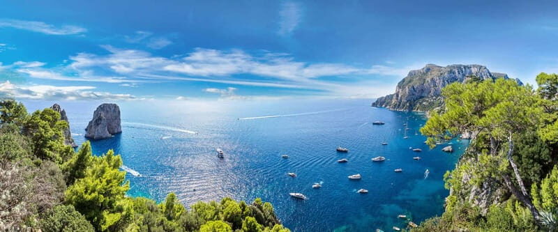 From Naples: Capri Island Tour with Lunch and Blue Grotto - The Boat Tour Around Capri