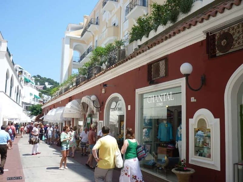 From Naples: Capri Island Tour with Lunch and Blue Grotto - Exploring Capri Town and Anacapri