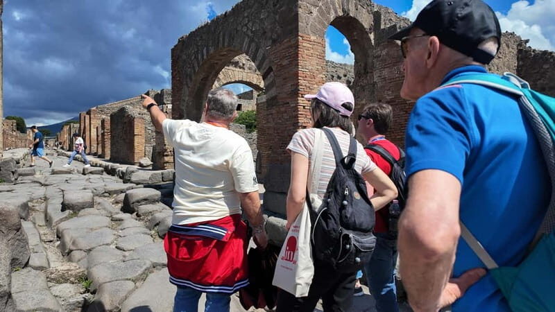 From Naples: Guided walking tour of Pompeii with entry ticket and train - Transportation and Logistics