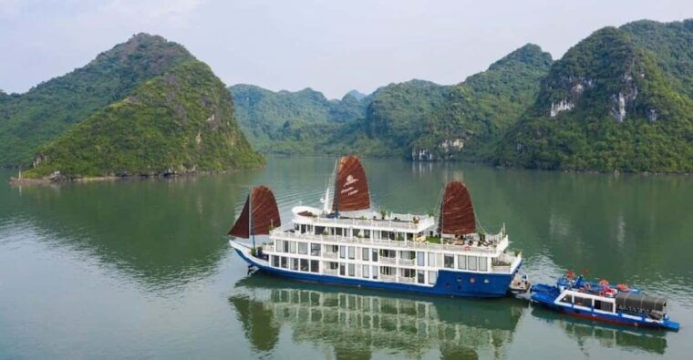from-ninh-binh-2-days-lotus-luxury-cruise-lan-ha-bay