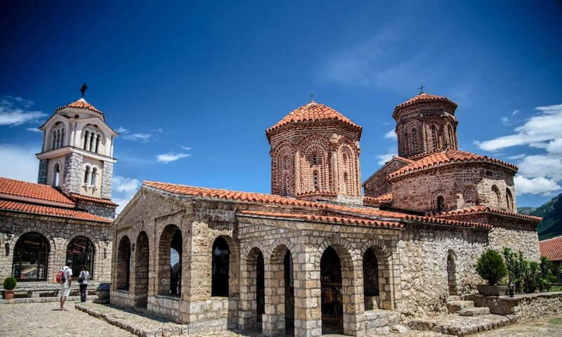 From Ohrid: Full day Boat Trip to the Monastery of St. Naum - Rowing Over the Springs of Black Drim