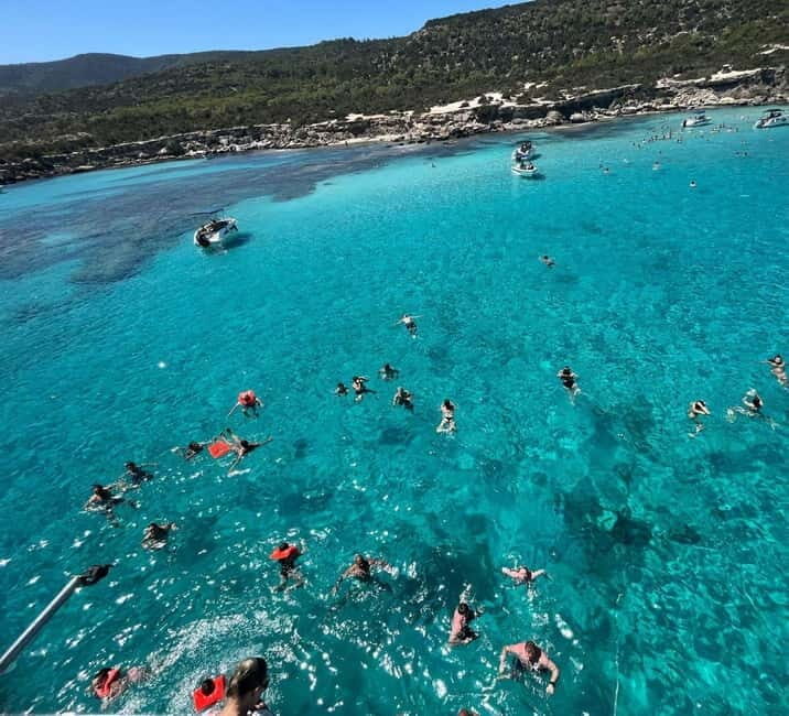 From Paphos: Akamas Blue Lagoon Cruise with Water Slide - Frequently Asked Questions