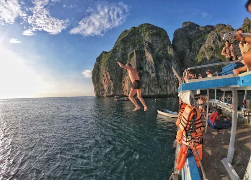 From Phi Phi : Maya Bay Sunset Cruise and Plankton Swimming - Key Points