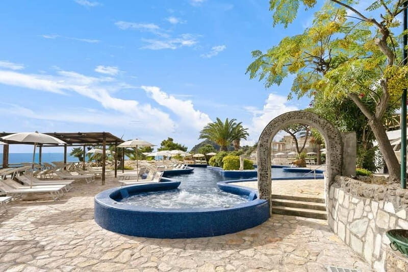 From Procida: Ischia Relax Thermal Park+ Visit to Sant Angelo+ Transfers - Key Points