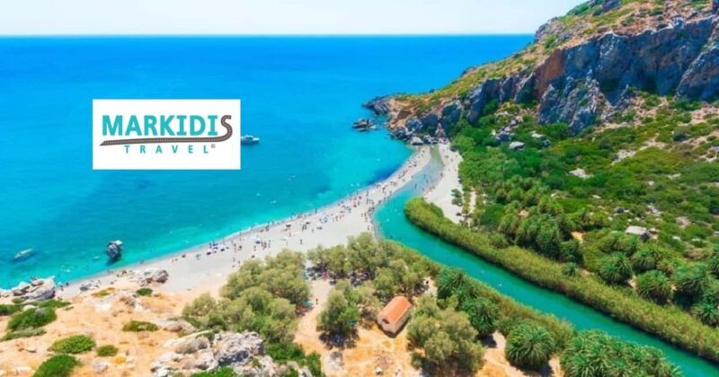 From Rethymno: Kourtaliotiko, Preveli Palm Beach, & Damnoni - Key Points