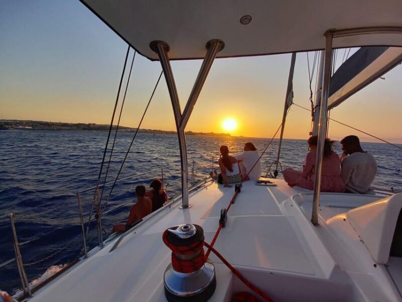 From Rhodes: Private Catamaran Sunset Cruise All Inclusive - FAQ Section  