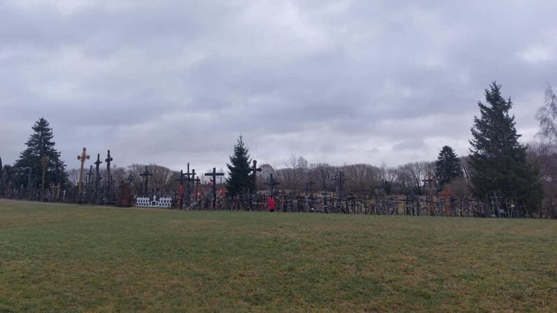 From (Riga) Jelgava train station: hill of crosses, Rundale - Logistics and Value