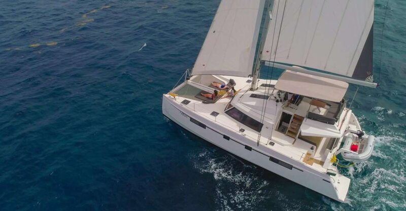 from-roses-private-catamaran-tour-sunset