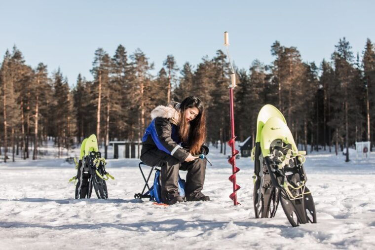from-rovaniemi-snowshoeing-and-ice-fishing-tour