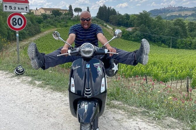 From San Gimignano: Tuscany Vespa Tour with Lunch & Wine Tasting - Scenic Stops and Cultural Highlights