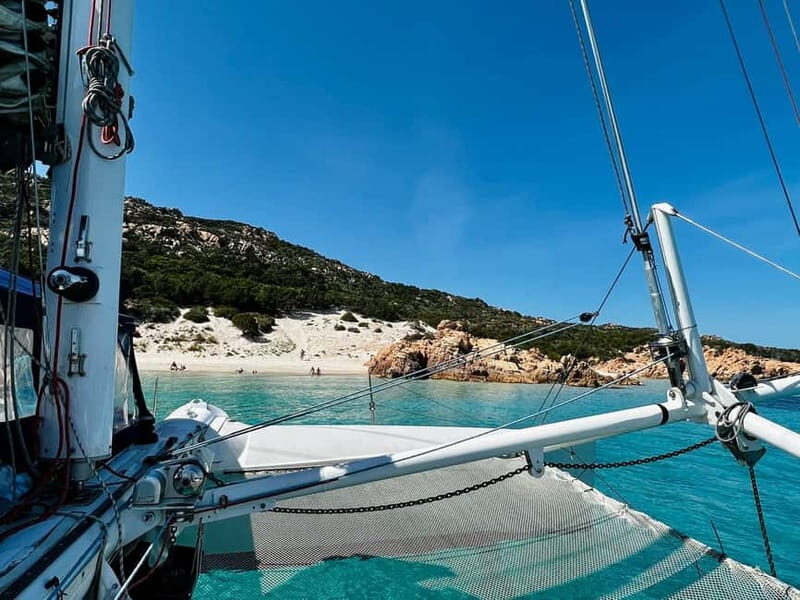 From Santa Teresa Gallura: La Maddalena Catamaran Tour - Island Stops and Natural Pools