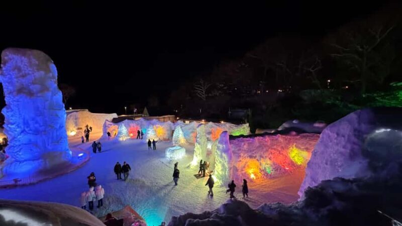 From Sapporo: Lake Shikotsu Ice Festival & Illumination Tour - Key Points