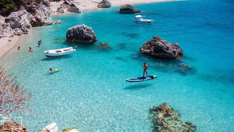 From Saranda: Lukova Kayak & SUP Tour with Transfer - The Sum Up
