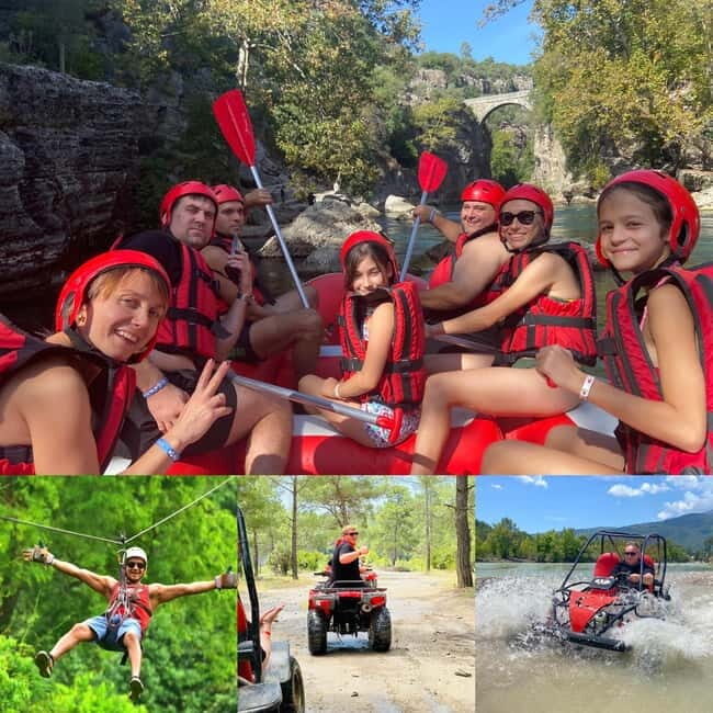 From Side/Belek/Antalya: Vip Rafting, Quad & Zip Combo Tour - FAQ