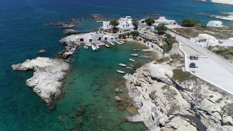 From Sifnos: Kimolos and North Milos Speedboat Tour - The Wreck, Sarakiniko, and the Famous Fjords