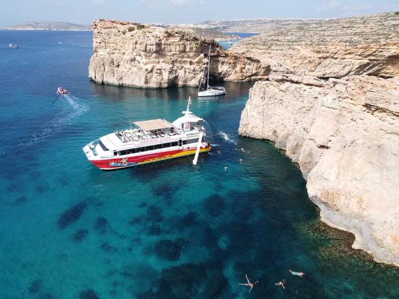 From Sliema: Comino, Crystal Lagoon, and Blue Lagoon Cruise - Exploring Comino’s Sea Caves