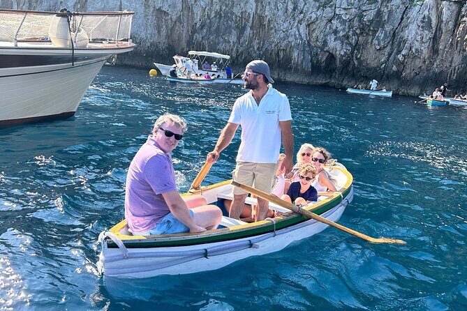 From Sorrento: Capri and Blue Grotto Boat Day Tour Max 8 People - FAQ