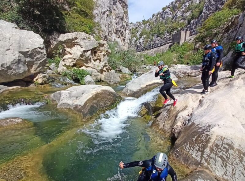 From Split/Omi: Canyoning Cetina River + Free Photos/Video - Practical Tips for Your Canyoning Adventure