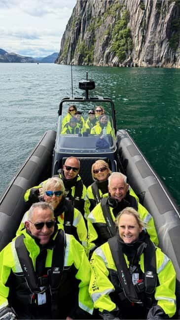 From Stavanger: Lysefjorden & Pulpit Rock Safari by RIB - Key Points