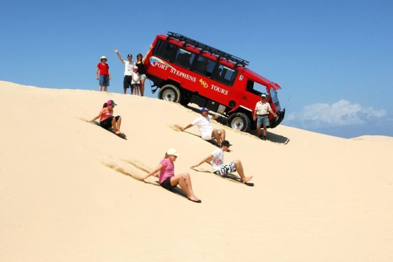 From Sydney: Small Group Port Stephens Whales & Dunes Combo - Departure from Sydney and Scenic Drive North