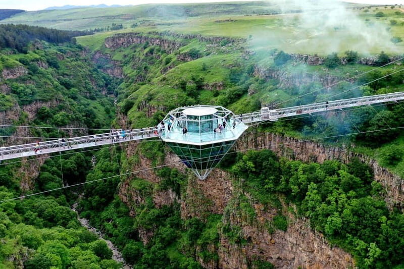 From Tbilisi: Dashbashi Canyon,Algeti lake and Dimond bridge - Key Points