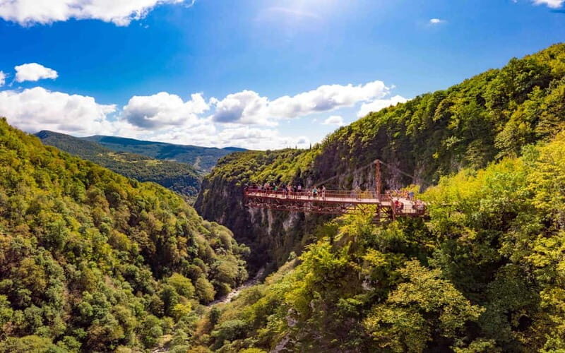 From Tbilisi: Martvili Canyon and Okatse Canyon Private Tour - Key Points