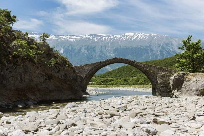 From Tirana/Durres/Golem:Permet, Canyon & Thermal Baths. - Key Points