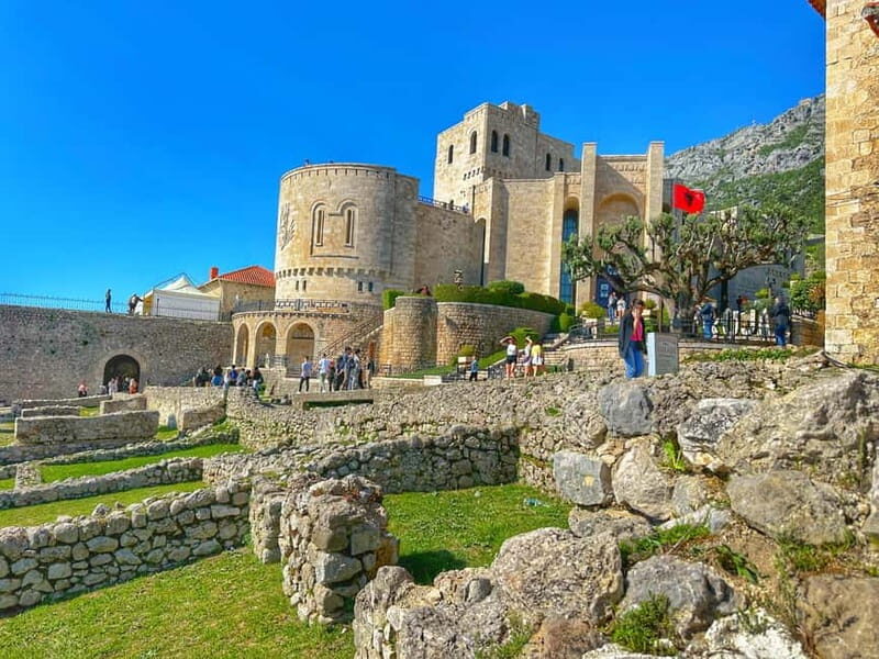 From Tirana: Kruja Castle, Old Bazaar & Sari Salltik Tour - Exploring the Kruja Region: A Full-Day Albanian Adventure