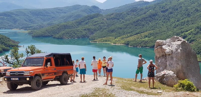 From Tirana: Open-Top 4WD Bovilla Lake Canyon & Gramti Mount - An Excursion into Albania’s Natural Beauty