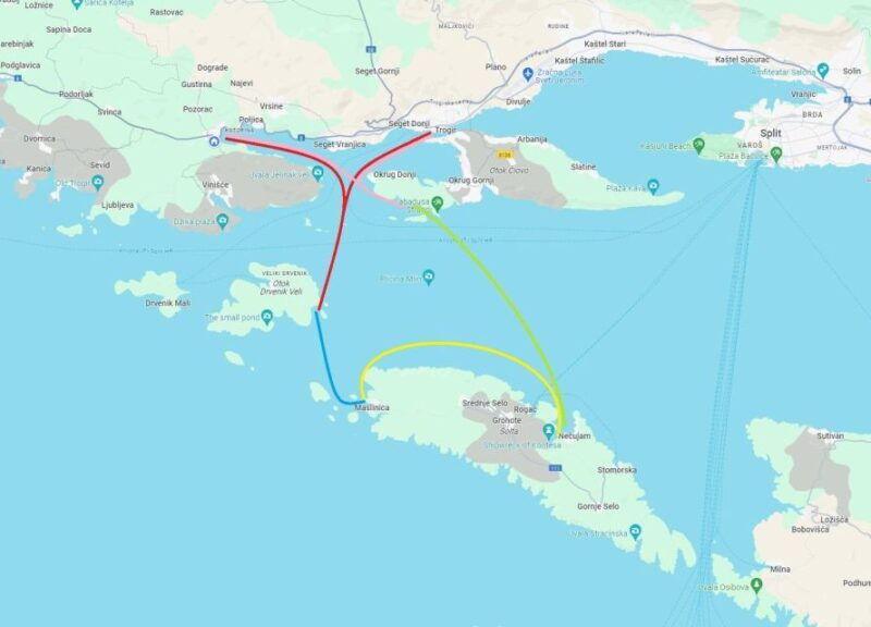 from-trogir-marina-blue-lagoon-3-islands-half-day-tour