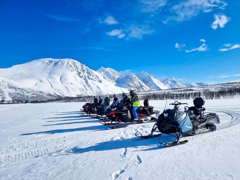 From Tromsø: Lyngen Alps Guided Snowmobile Tour/ afternoon - The Itinerary in Detail