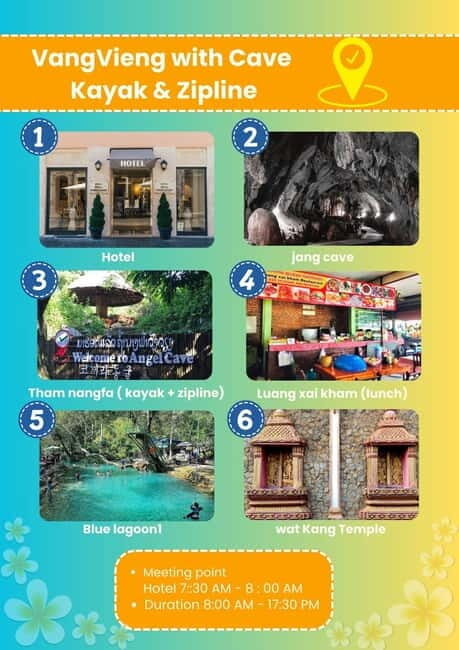 From Vientiane: Vang Vieng Tour with Cave Kayak & Zipline - FAQs