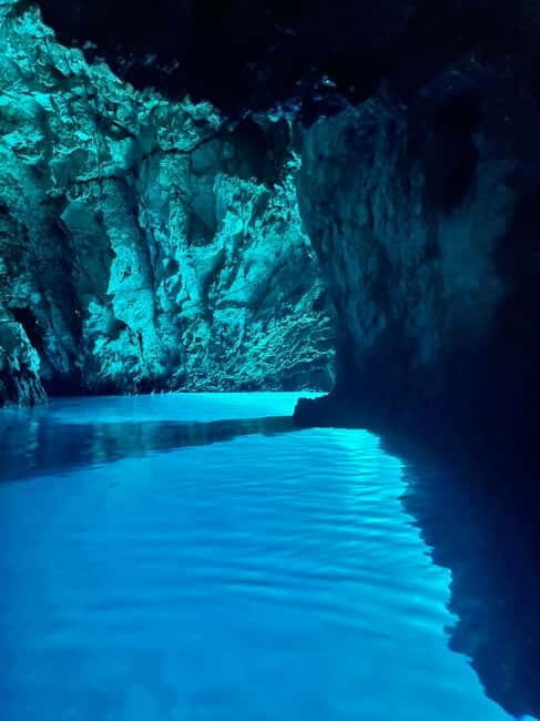 From Vis: Blue Cave speed boat tour with beach stops - Overview of the Blue Cave Speed Boat Tour