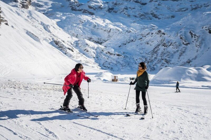 From Zurich: Mount Titlis Daytrip & first time Ski Adventure - Scenic Drive to Engelberg and Trübsee