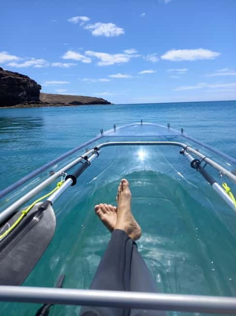 Fuerteventura: Transparent Electric Kayaks with Guide - Equipment and Comfort