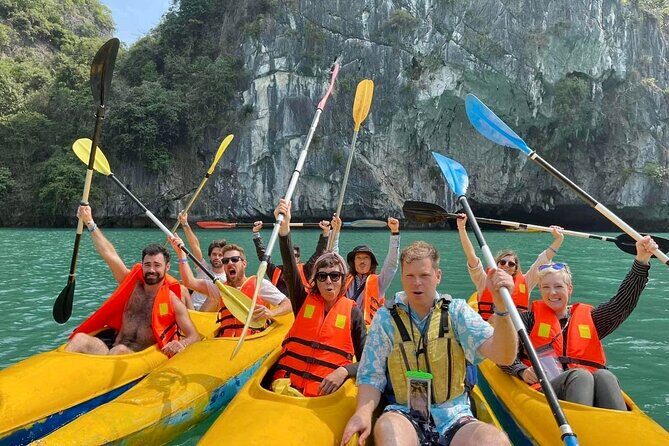 Full-Day Boat Tour to Lan Ha Bay: Dark & Bright Cave, Kayak, Swim - Key Points