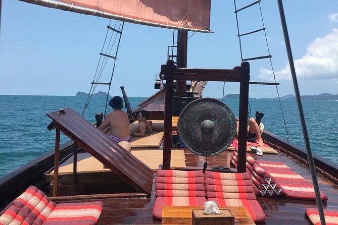 Full Day Chantara Pirate Junk Boat Koh Phangan Cruise with Sunset - Key Points