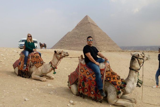 Full day Giza Pyramids, Sphinx ,Memphis,Sakkara, Lunch&Camel ride - Authenticity and Guides