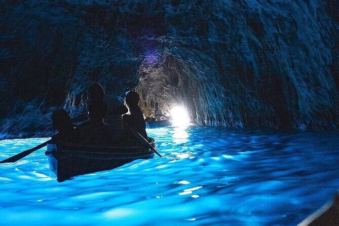 Full day on a private boat to discover Capri - Blue Grotto (Optional Visit)
