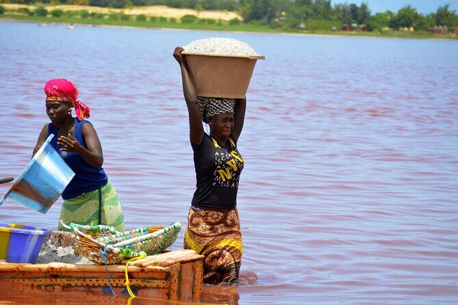 Full-Day PINK LAKE and FISHING VILLAGE combination - What to Expect in Terms of Transport and Duration