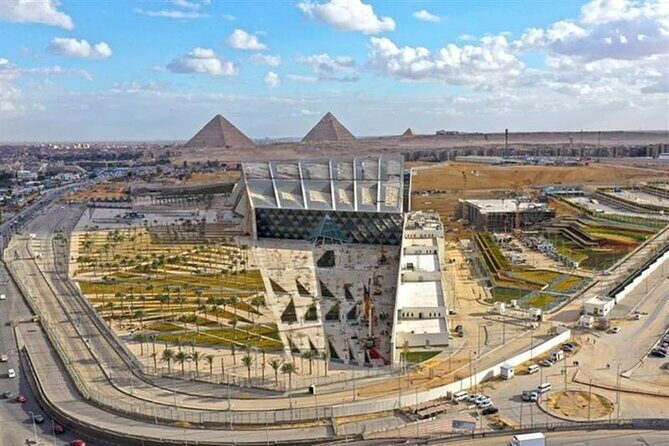 Full Day Pyramids of Giza, Sphinx and Grand Egyptian Museum GEM - Starting Point: Your Cairo or Giza Home